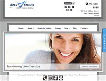 Tablet Screenshot of apexsmiles.com